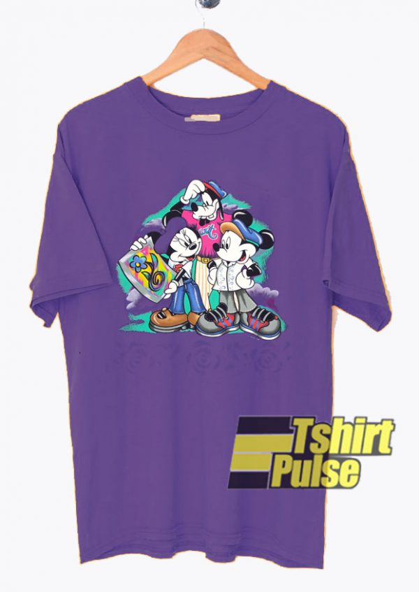 Vintage Mickey Minnie n Goofy t-shirt for men and women tshirt