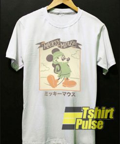 Vintage Mickey Mouse Japanese t-shirt for men and women tshirt