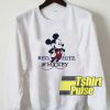 Vintage Red White n Mickey sweatshirt