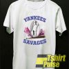 Yankees Savages t-shirt for men and women tshirt
