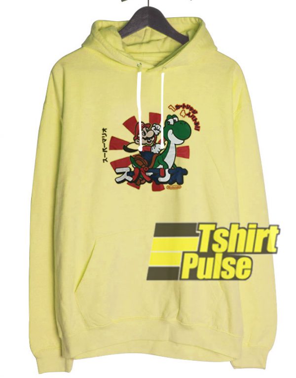 2009 Mario Yoshi hooded sweatshirt clothing unisex hoodie