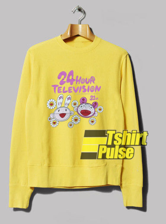 24hours Television x Takashi Murakami sweatshirt