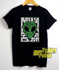 Area 51 Raid 2019 t-shirt for men and women tshirt