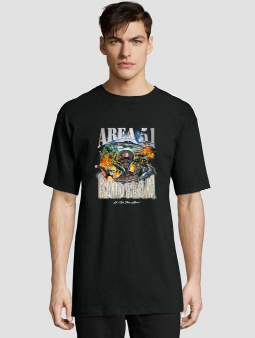Area 51 Raid Team t-shirt for men and women tshirt