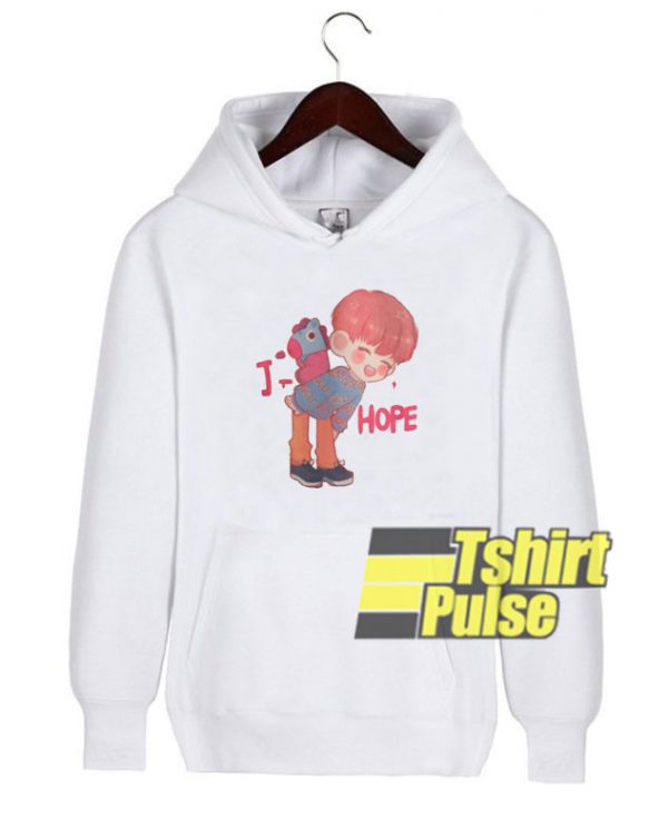 BTS BT21 J-Hope Mang hooded sweatshirt clothing unisex hoodie