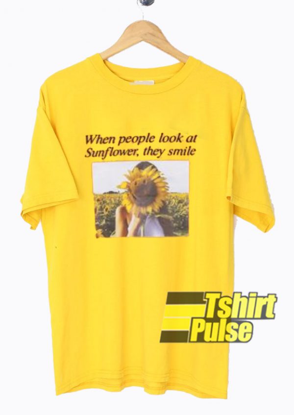 Beautiful Sunflower Yellow t-shirt for men and women tshirt