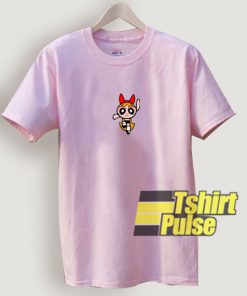 Blossom Powerpuff Girls Hands Up t-shirt for men and women tshirt