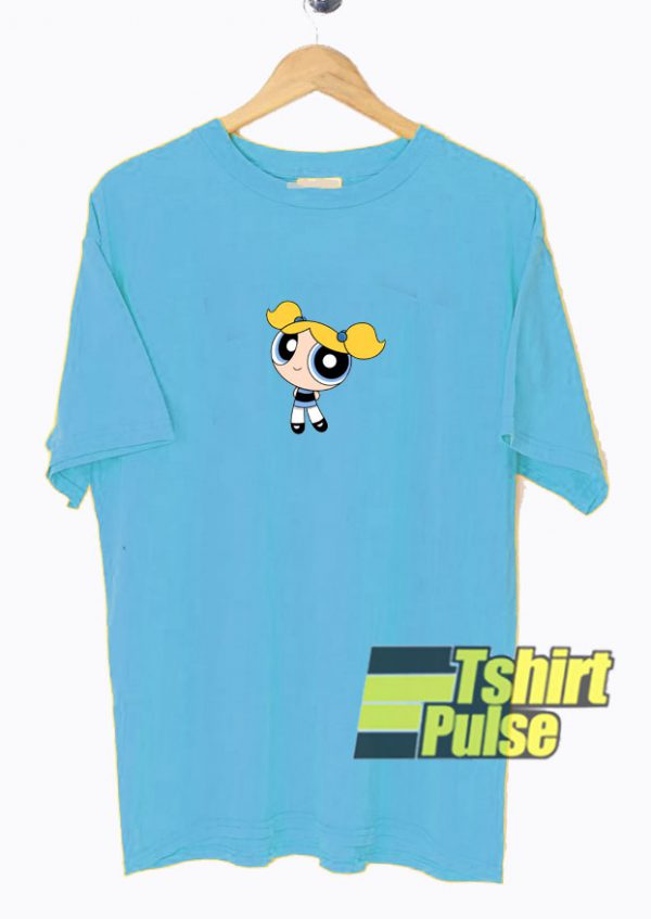 Bubbles Character Powerpuff Girl t-shirt for men and women tshirt
