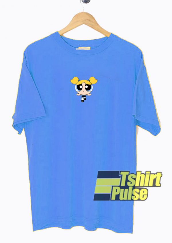Bubbles Powerpuff Blue t-shirt for men and women tshirt