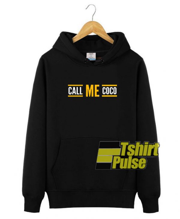 Call Me Coco Stripe hooded sweatshirt clothing unisex hoodie