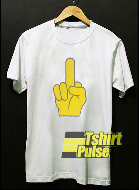 Cartoon Finger Flipping Bird t-shirt for men and women tshirt