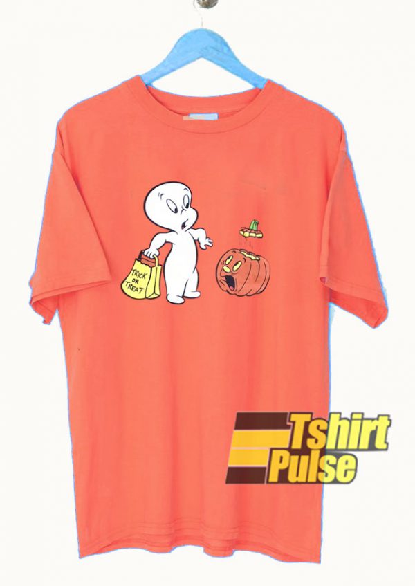 Casper The Friendly Ghost Pumpkin t-shirt for men and women tshirt