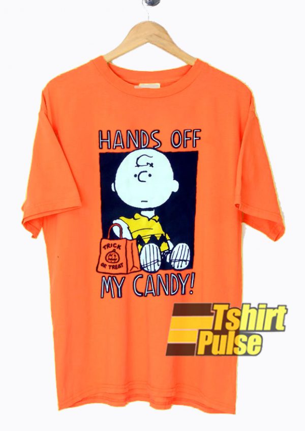 Charlie Brown Hands Off My Candy t-shirt for men and women tshirt