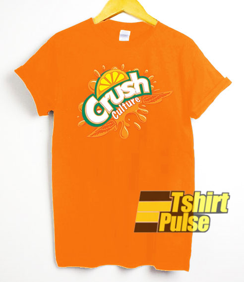 Crush Culture Pop Orange t-shirt for men and women tshirt