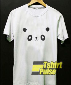 Cute Face Panda t-shirt for men and women tshirt