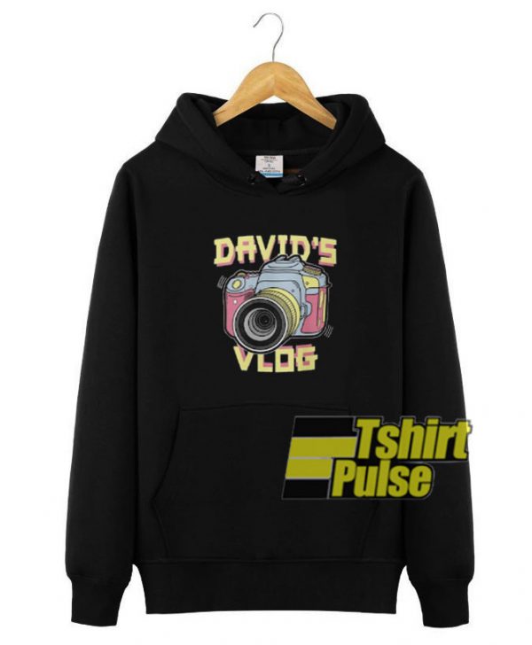 David's Vlog Retro hooded sweatshirt clothing unisex hoodie