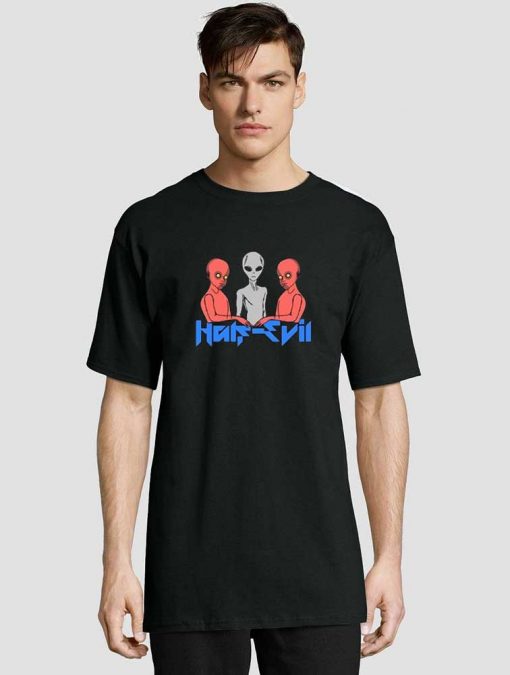 Half Evil Aliens t-shirt for men and women tshirt