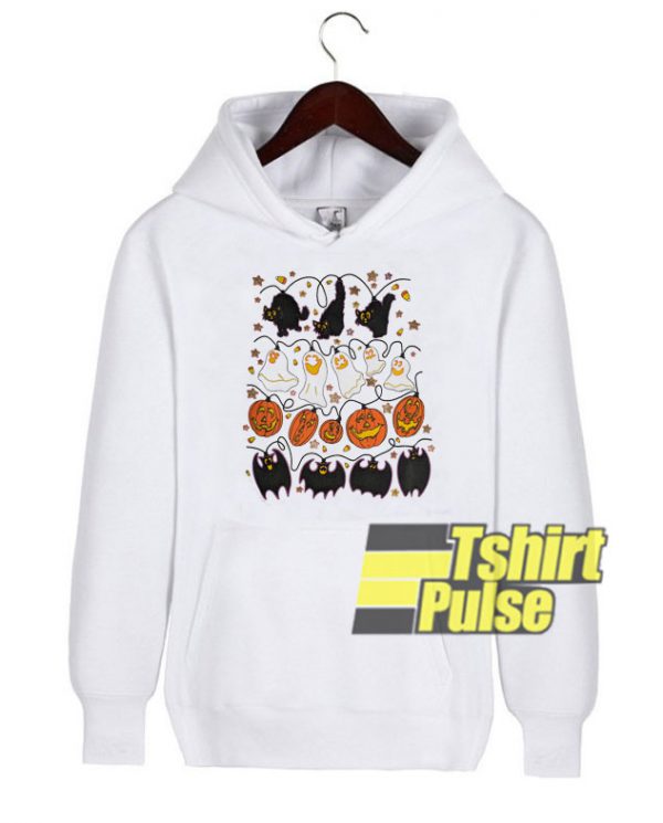 Halloween Decoration Cartoon hooded sweatshirt clothing unisex hoodie