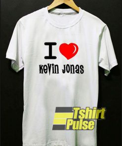 I Love Kevin Jonas t-shirt for men and women tshirt