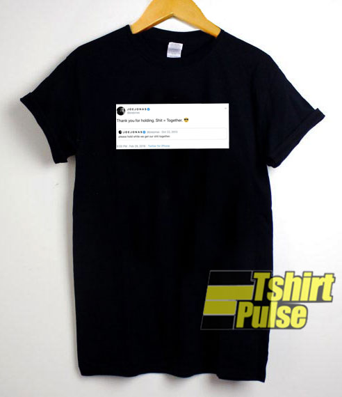 Joe Jonas Tweet t-shirt for men and women tshirt