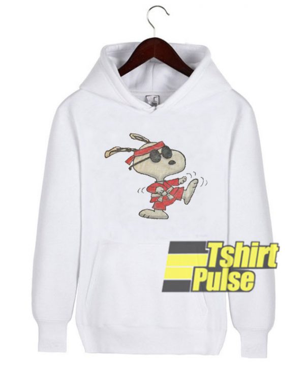 Karate Snoopy hooded sweatshirt clothing unisex hoodie