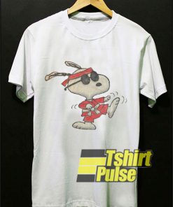 Karate Snoopy t-shirt for men and women tshirt