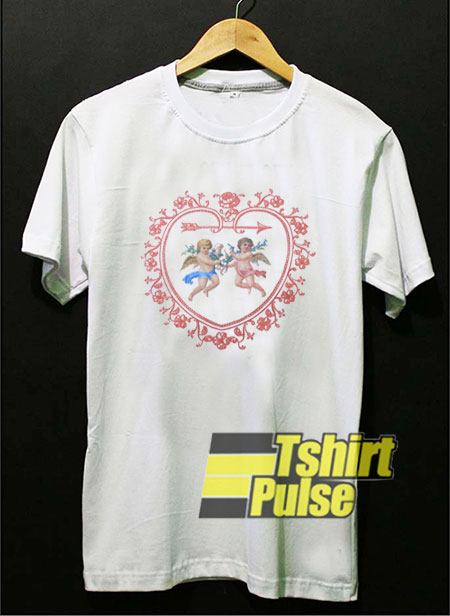 Love Cupid Angel Print t-shirt for men and women tshirt