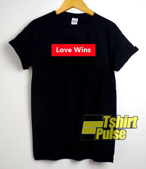 Love Wins Font t-shirt for men and women tshirt