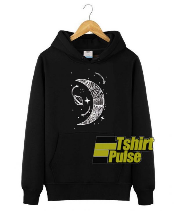 Moon Planet Graphic hooded sweatshirt clothing unisex hoodie