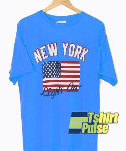 New York Light On t-shirt for men and women tshirt