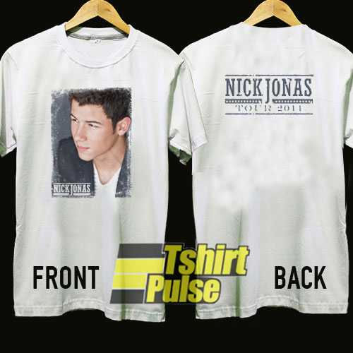 Nick Jonas 2011 Tour t-shirt for men and women tshirt