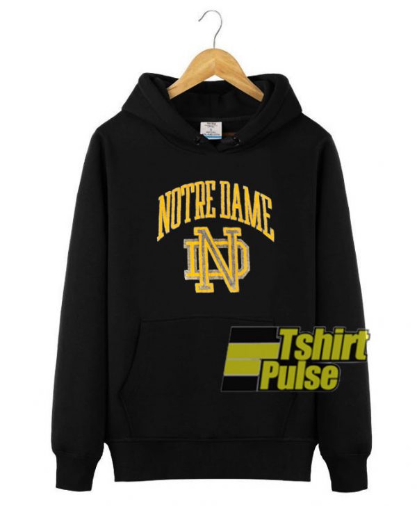 Notre Dame ND hooded sweatshirt clothing unisex hoodie