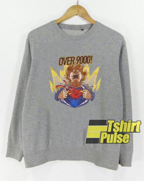 Over 9000 Dragon Ball Z sweatshirt
