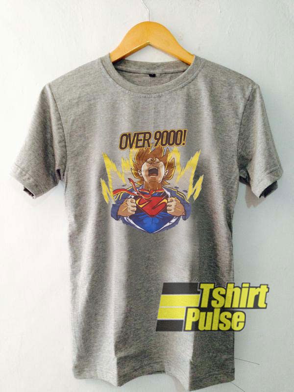 Over 9000 Dragon Ball Z t-shirt for men and women tshirt