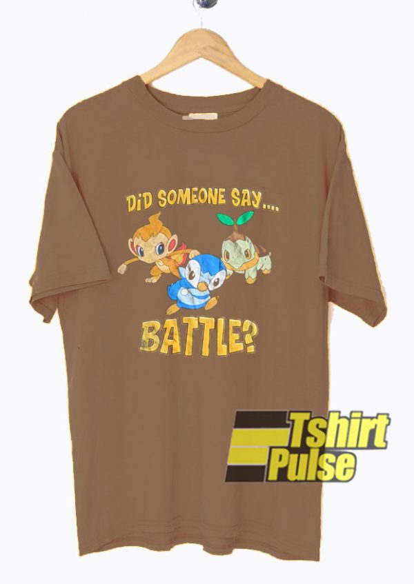 Pokemon Battle t-shirt for men and women tshirt