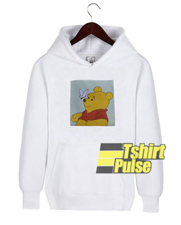 Pooh Jr And Butterfly hooded sweatshirt clothing unisex hoodie