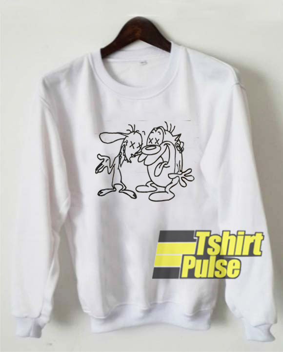 Ren And Stimpy Cartoon sweatshirt