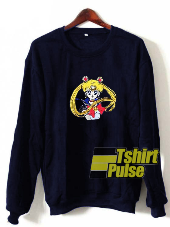 Sailor Moon Face Printed sweatshirt