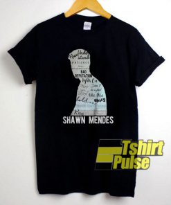 Shawn Mendes Art Signature t-shirt for men and women tshirt