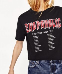 Shopaholic Shopping Tour '94 t-shirt for men and women tshirt Women