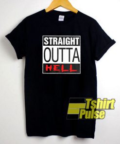 Straight Outta Hell t-shirt for men and women tshirt