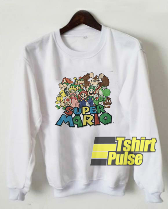 Super Mario Bros Animated sweatshirt