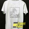 The Great Wave Off Kanagawa White t-shirt for men and women tshirt