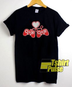 Video Gamer Heart Controller t-shirt for men and women tshirt