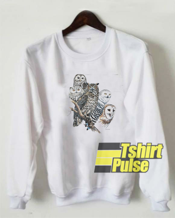 Vintage 1992 Owl Art sweatshirt