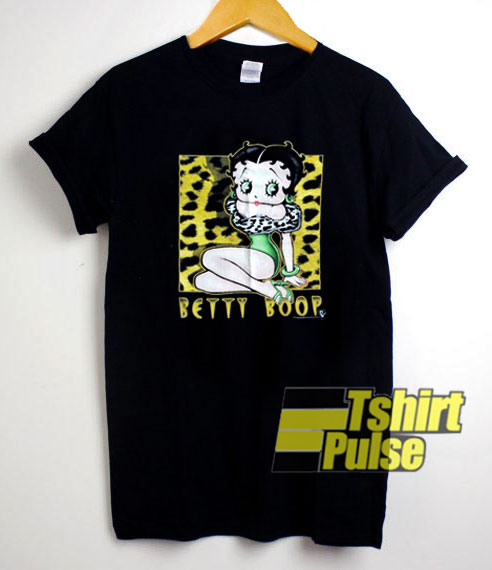 Vintage Betty Boop Cheetah t-shirt for men and women tshirt