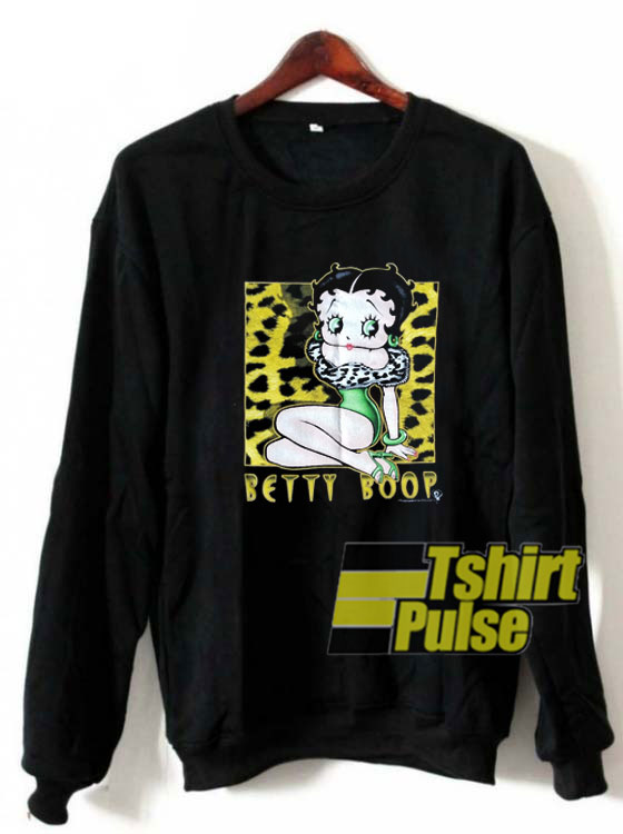 Vintage Betty Boop Cheetah sweatshirt