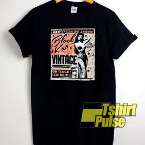 Vintage Black Kat Risque t-shirt for men and women tshirt