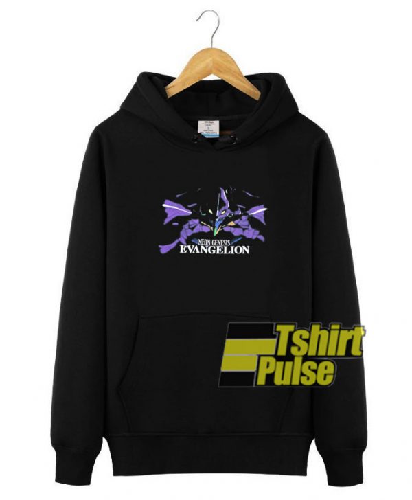 Vintage Neon Genesis Evangelion hooded sweatshirt clothing unisex hoodie