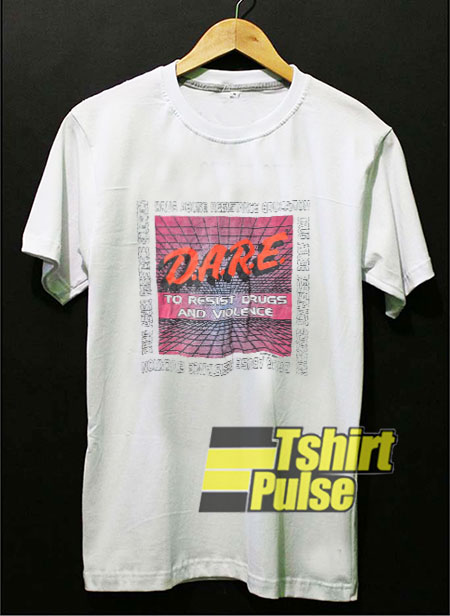 Vtg Dare Drugs 3D Retro t-shirt for men and women tshirt